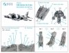 Quinta Studio QD48304 Harrier Gr.3 late 3D-Printed & coloured Interior on decal paper (Kinetic) 1/48
